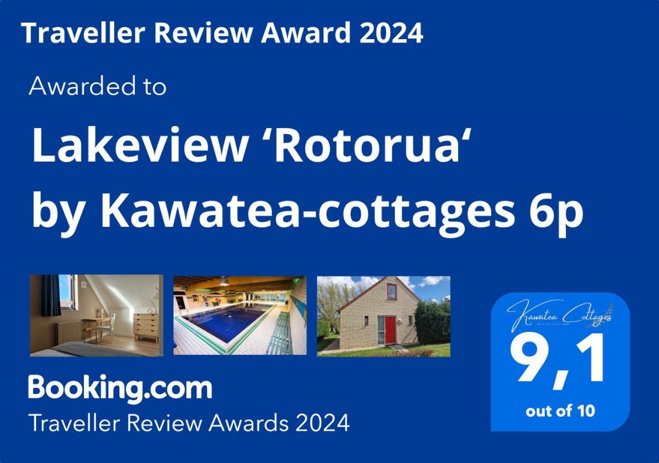 Lakeview 'Rotorua' 4-6 Pers By Kawatea Cottages Ewijk 外观 照片