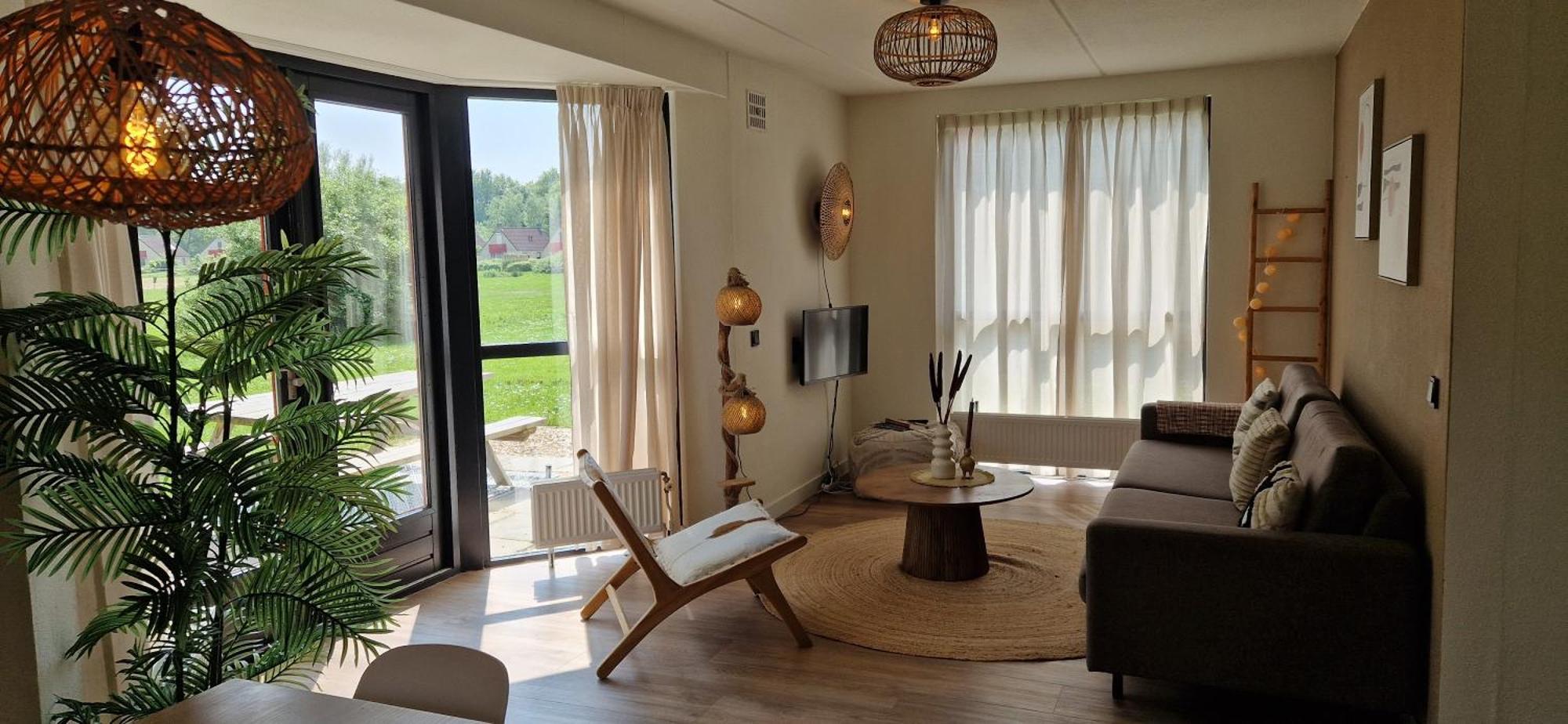 Lakeview 'Rotorua' 4-6 Pers By Kawatea Cottages Ewijk 外观 照片